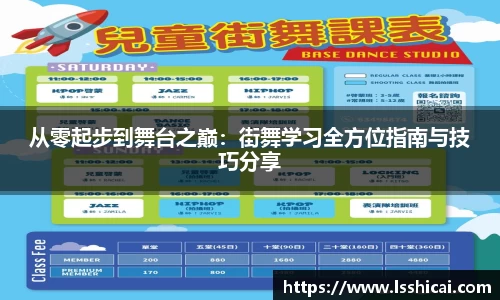 从零起步到舞台之巅：街舞学习全方位指南与技巧分享