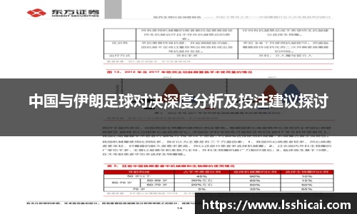 中国与伊朗足球对决深度分析及投注建议探讨